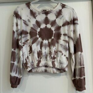 Tie Dye Crop Sweatshirt